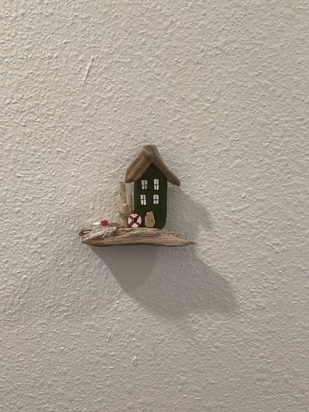 Driftwood Art, Driftwood Fishing Village, Driftwood Coastal Wall Art